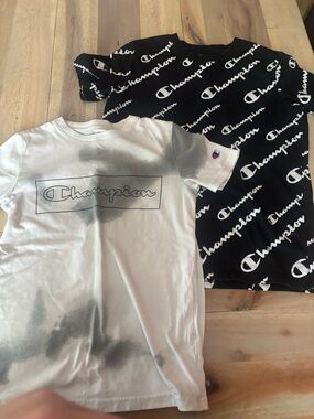 Champion Kids' Short Sleeve Tee Duo - White & Black